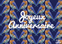 Oiseaux enchanteurs pour un anniversaire joyeux